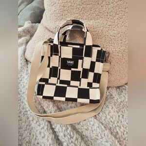 Vans Black and White Checkered Women's Bag